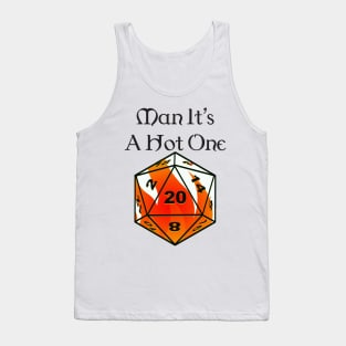 Smooth Dungeons and Dragons D20 Fireball Tank Top